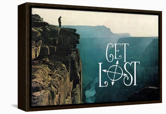 Get Lost-The Saturday Evening Post-Framed Premier Image Canvas