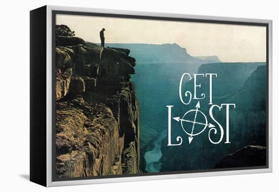 Get Lost-The Saturday Evening Post-Framed Premier Image Canvas