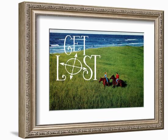 Get Lost-The Saturday Evening Post-Framed Premium Giclee Print