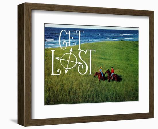 Get Lost-The Saturday Evening Post-Framed Premium Giclee Print