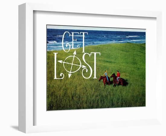 Get Lost-The Saturday Evening Post-Framed Premium Giclee Print