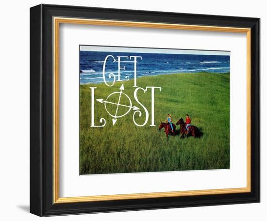 Get Lost-The Saturday Evening Post-Framed Premium Giclee Print