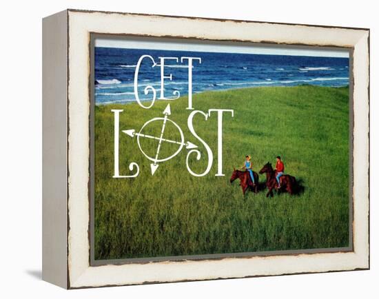 Get Lost-The Saturday Evening Post-Framed Premier Image Canvas