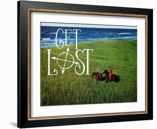 Get Lost-The Saturday Evening Post-Framed Giclee Print