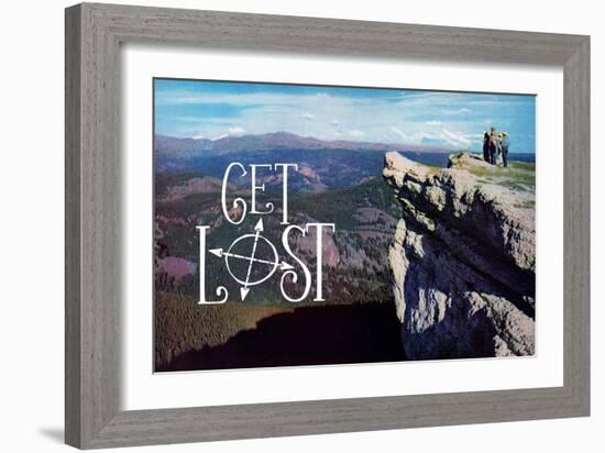 Get Lost-The Saturday Evening Post-Framed Giclee Print