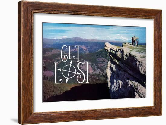 Get Lost-The Saturday Evening Post-Framed Giclee Print