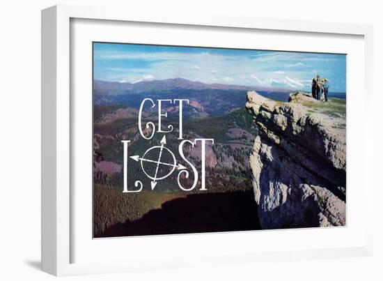 Get Lost-The Saturday Evening Post-Framed Giclee Print