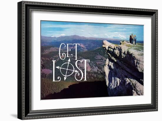 Get Lost-The Saturday Evening Post-Framed Giclee Print