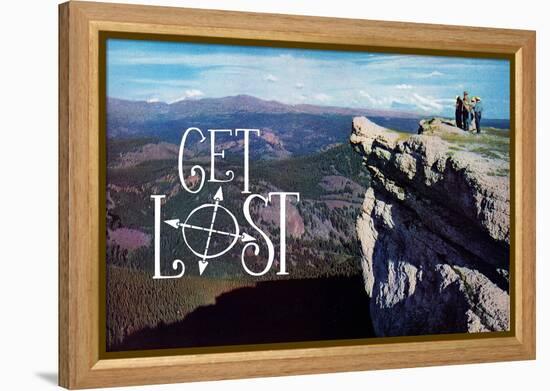 Get Lost-The Saturday Evening Post-Framed Premier Image Canvas