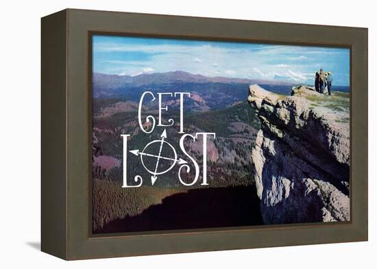 Get Lost-The Saturday Evening Post-Framed Premier Image Canvas