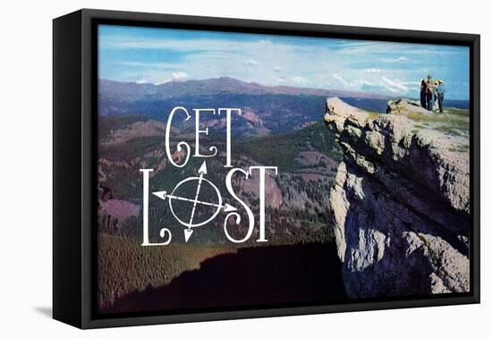 Get Lost-The Saturday Evening Post-Framed Premier Image Canvas