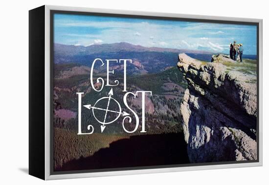 Get Lost-The Saturday Evening Post-Framed Premier Image Canvas