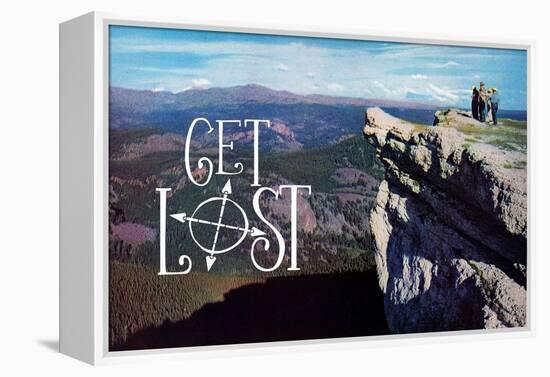 Get Lost-The Saturday Evening Post-Framed Premier Image Canvas