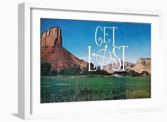 Get Lost-The Saturday Evening Post-Framed Premium Giclee Print