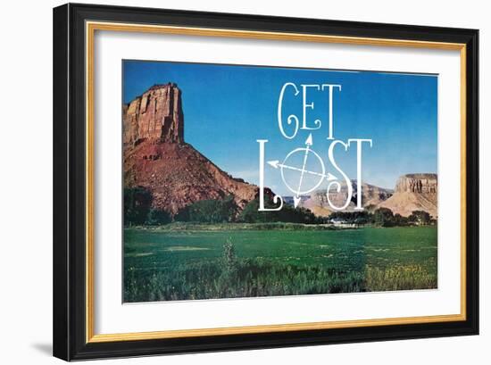 Get Lost-The Saturday Evening Post-Framed Premium Giclee Print