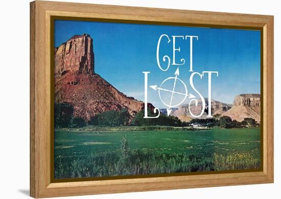 Get Lost-The Saturday Evening Post-Framed Premier Image Canvas