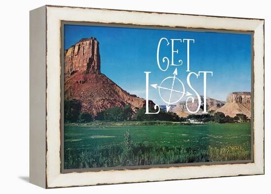 Get Lost-The Saturday Evening Post-Framed Premier Image Canvas