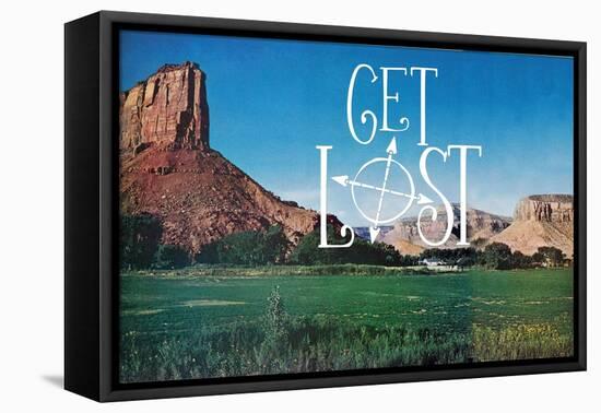 Get Lost-The Saturday Evening Post-Framed Premier Image Canvas