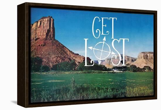 Get Lost-The Saturday Evening Post-Framed Premier Image Canvas