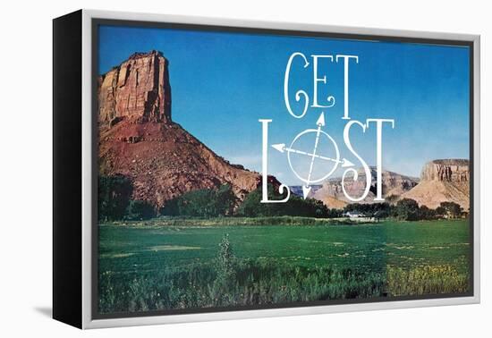 Get Lost-The Saturday Evening Post-Framed Premier Image Canvas