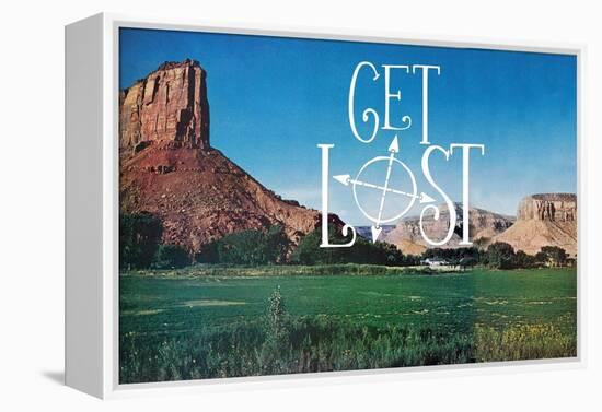 Get Lost-The Saturday Evening Post-Framed Premier Image Canvas