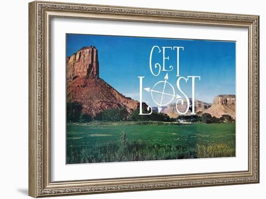 Get Lost-The Saturday Evening Post-Framed Giclee Print