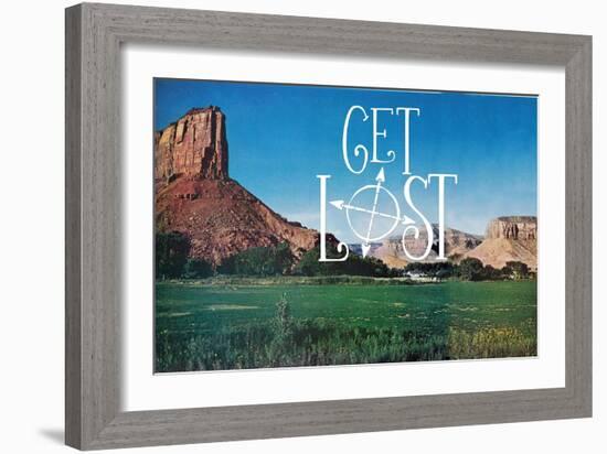 Get Lost-The Saturday Evening Post-Framed Giclee Print