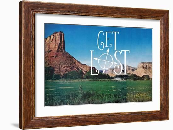 Get Lost-The Saturday Evening Post-Framed Giclee Print