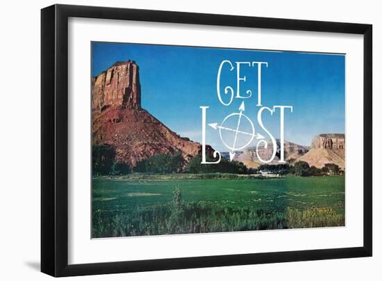 Get Lost-The Saturday Evening Post-Framed Giclee Print