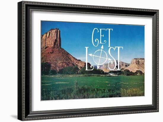 Get Lost-The Saturday Evening Post-Framed Giclee Print