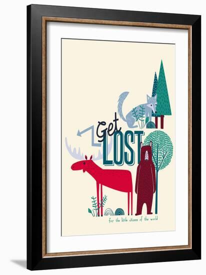 Get Lost-null-Framed Giclee Print