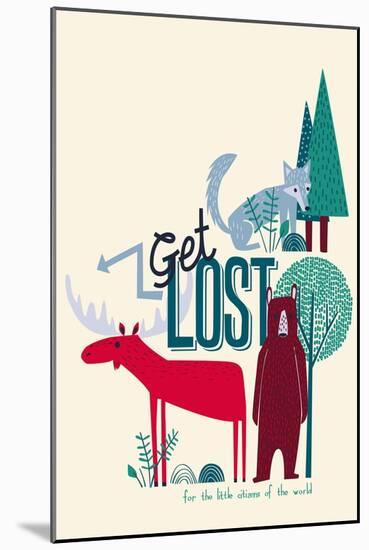 Get Lost-null-Mounted Giclee Print