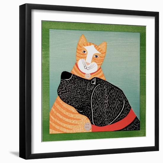 Get Love Give Love-Stephen Huneck-Framed Giclee Print