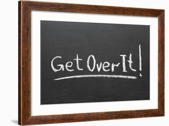 Get Over It-Yury Zap-Framed Art Print