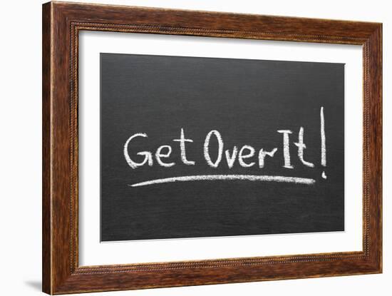 Get Over It-Yury Zap-Framed Art Print