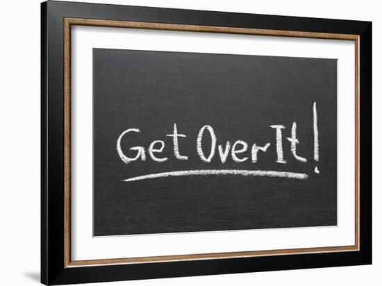 Get Over It-Yury Zap-Framed Art Print