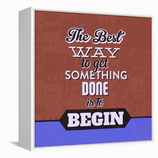 Get Something Done 1-Lorand Okos-Framed Stretched Canvas