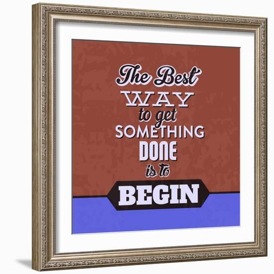 Get Something Done 1-Lorand Okos-Framed Art Print