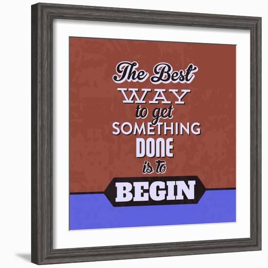 Get Something Done 1-Lorand Okos-Framed Art Print