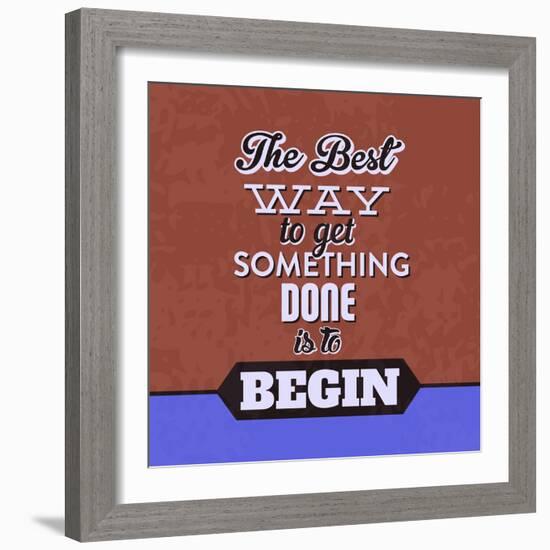 Get Something Done 1-Lorand Okos-Framed Art Print