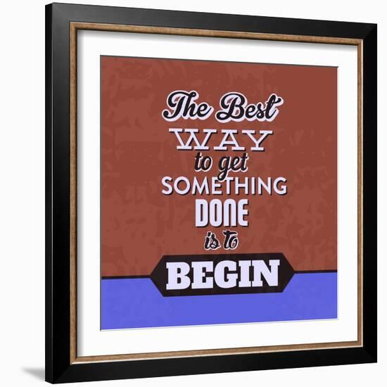 Get Something Done 1-Lorand Okos-Framed Art Print