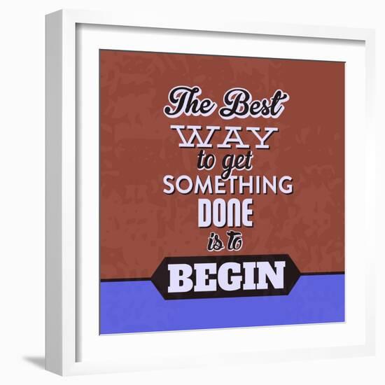 Get Something Done 1-Lorand Okos-Framed Art Print