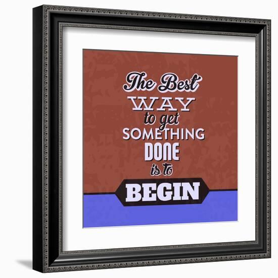 Get Something Done 1-Lorand Okos-Framed Art Print