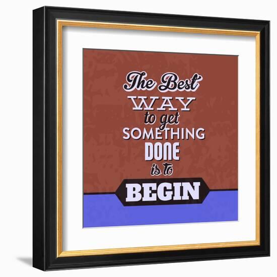 Get Something Done 1-Lorand Okos-Framed Art Print