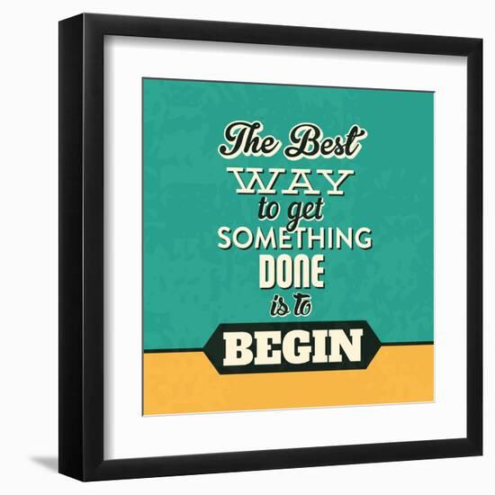 Get Something Done-Lorand Okos-Framed Art Print