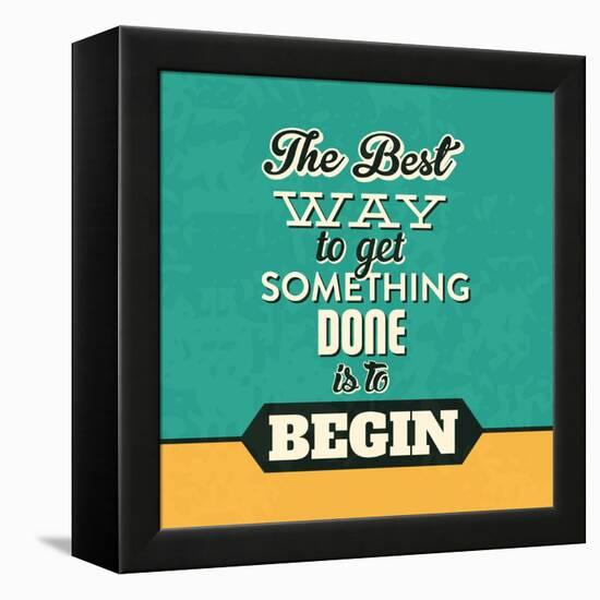 Get Something Done-Lorand Okos-Framed Stretched Canvas