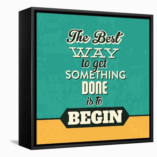 Get Something Done-Lorand Okos-Framed Stretched Canvas