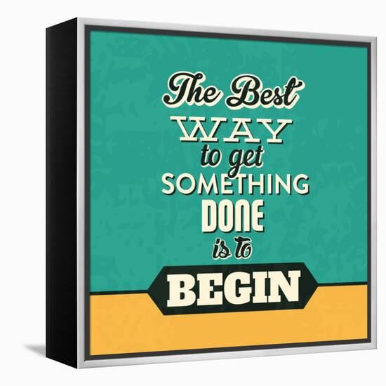 Get Something Done-Lorand Okos-Framed Stretched Canvas