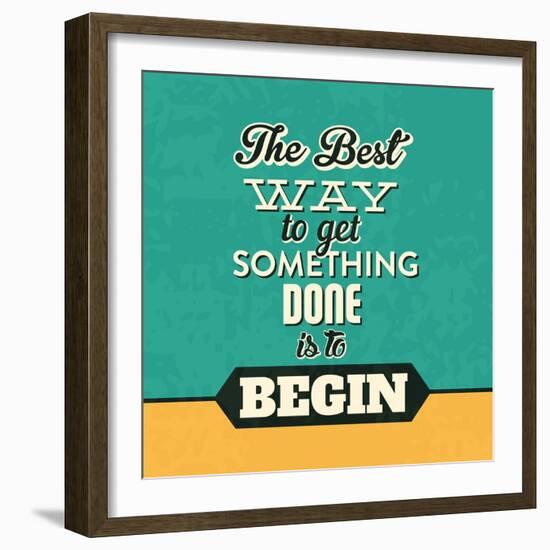 Get Something Done-Lorand Okos-Framed Art Print