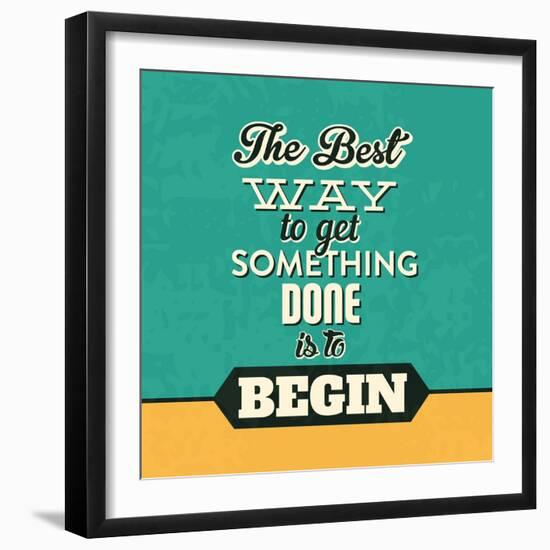 Get Something Done-Lorand Okos-Framed Art Print